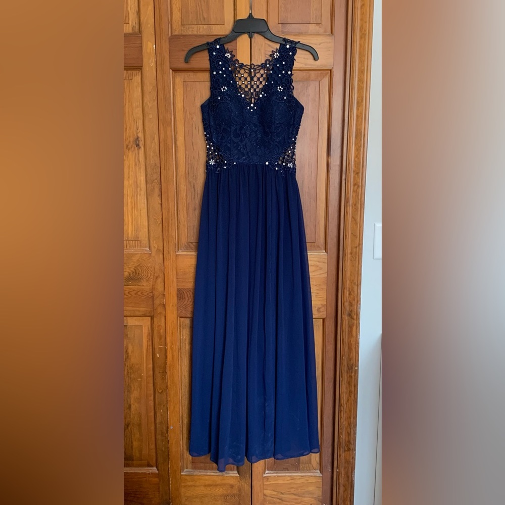 NAVY BLUE Prom Dress